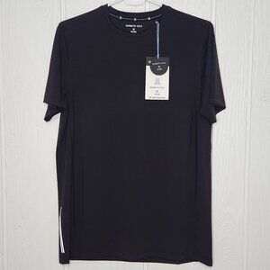 Kenneth Cole Active Men's S Black Short Sleeve Mesh Tech SS Tee T-Shirt Gym NWT